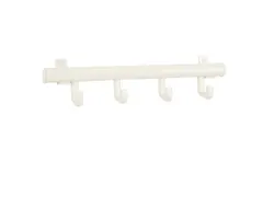 Wandkapstok Techno 4 Wit