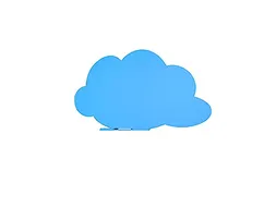 Whiteboard Rocada Skinshape Cloud 75x115cm blauw gelakt