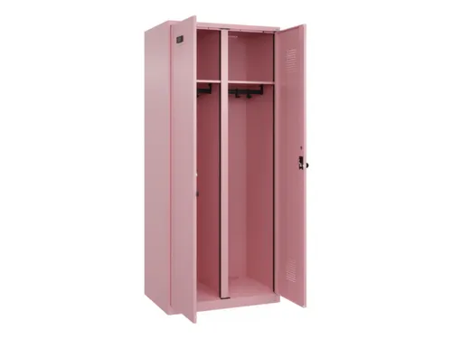 locker voor scheiding van kleding,HxBxD 1850x800x500mm,2vak