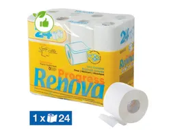 Renova Progress toiletpapier 2-laags 140 vel 24 rollen