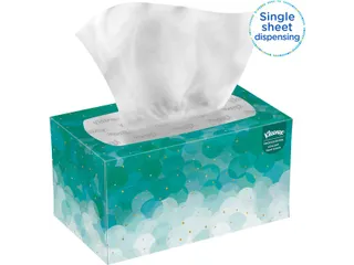 Kleenex Ultra Soft Pop-Up Handdoek 1-laags wit 25,4x22,6cm 18x70st - 2