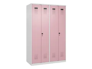 PBM-locker,HxBxD 1850x1200x500mm,4vak,vak B 300mm,draaigrendel - 2