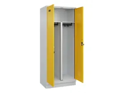 PBM-locker,HxBxD 1950x800x500mm,2vak,vak B 400mm,draaigrendel