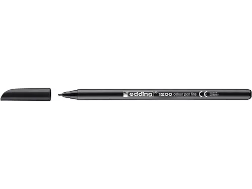 Fineliner edding 1200 zwart 0.5-1.0mm