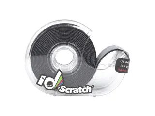 id-Scratch Klittenband Zwart Rol 2m x 2cm - 1