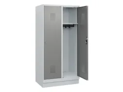 schoollocker,HxBxD 1630x800x500mm,2vak,vak B 400mm,cil.-slot,sokkel