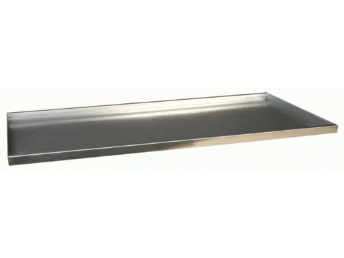 uittrekbaar legbord,v. werkplaatskast,m. bakrand,BxD 1000x500mm
