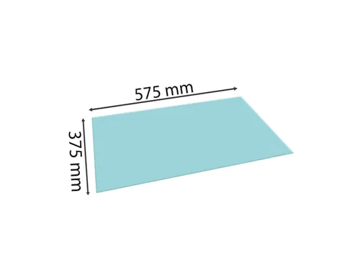Onderlegger karton A quarel 575x375 blauw