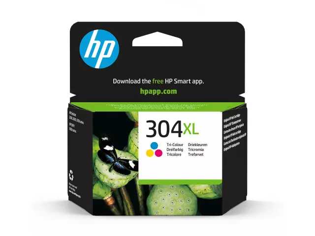 N9K07A301 HP 304XL originele drie kleuren inktcartridge