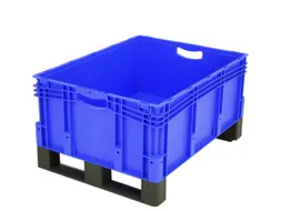 Euronorm Stapelbak Pp 320x800x600mm 127liter Dubbele Bodem Met Sleden