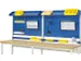 opbouwelement,v. werkbank,HxBxD 1130x3000x350mm,draagverm. 100kg,staal