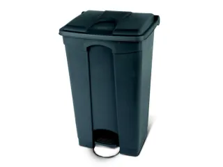 Afvalbak 90 liter HxBxD 820x412x500mm PP grijs - 1