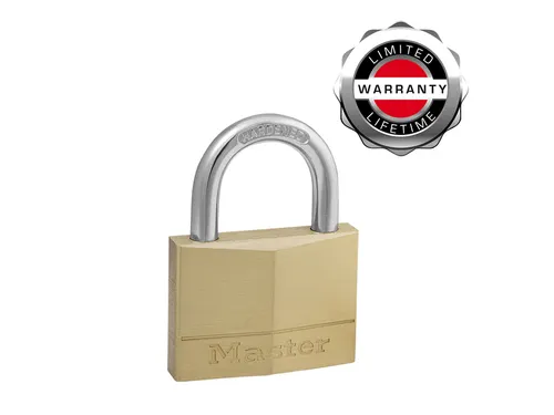 Hangslot MasterLock 4 gelijksluitend messing 50mm