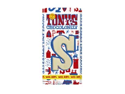 Chocoladeletter Tony's Chocolonely wit S 180gr