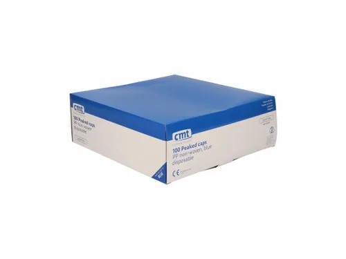 Cmt Pet Met Klep Peak Cap Blauw 1000 Stuks