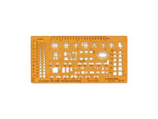 Sjabloon Standardgraph meubelsjabloon Architect 1:200 - 1