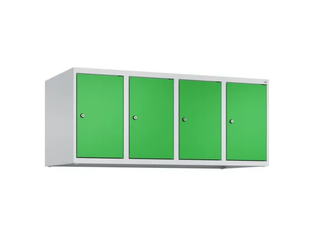 opzetkast,v. locker,4vak.,vak B 300mm,HxBxD 500x1200x500mm