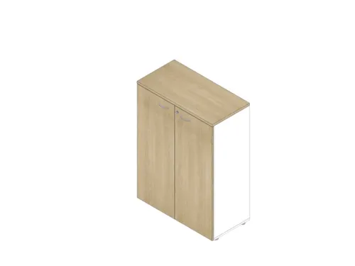 Kantoorkast Romp Wit Front Eiken bxdxh 900x450x1232mm