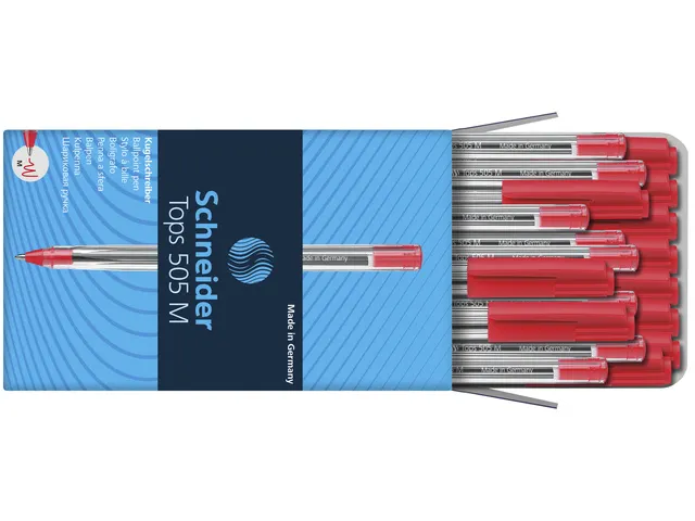 Balpen Schneider Tops 505 M rood