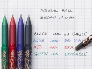 Rollerpen Pilot Frixion Ball 1.0mm BL-FR10 Brede punt Blauw - 3