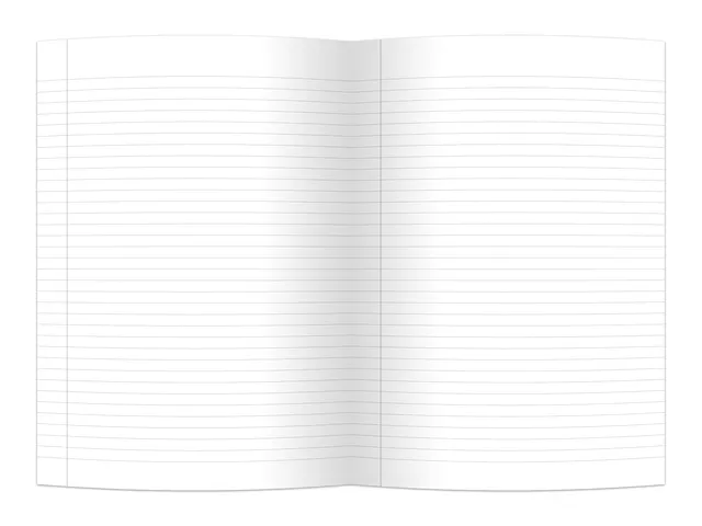 schrift Kangaro A4 lijn met harde kaft zwart