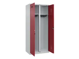 locker voor scheiding van kleding,HxBxD 1850x800x500mm,2vak