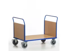 dubbele kopwandwagens,draagverm. 500kg,laadvl. LxB 850x500mm,houtplaat