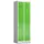 Dubbeldekse garderobekast 1800x590x500mm 2x2vak klink RAL7035 RAL6018