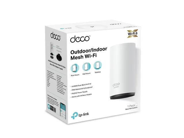 TP-Link Deco X50-Outdoor Dual-band (2.4 GHz / 5 GHz) Wi-Fi 6 (802.11ax