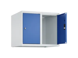 opzetkast,v. locker,2vak.,vak B 300mm,HxBxD 500x600x500mm,vleugeldeur - 2