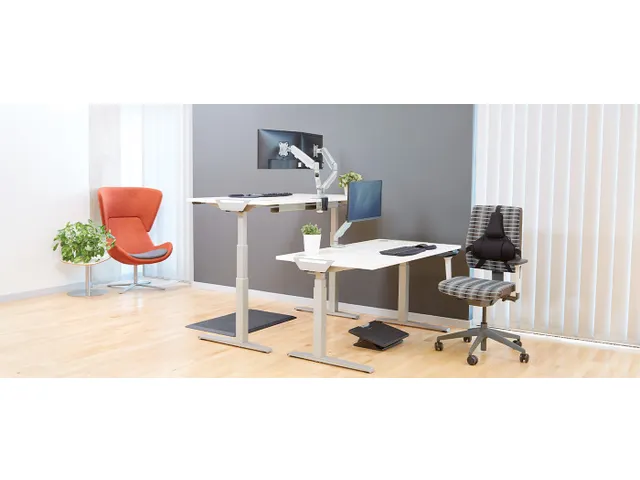 Fellowes Levado Bureaublad 160x80 cm melamine Wit