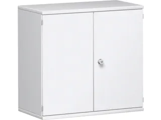 kantoorkast,HxBxD 770x800x430mm,decor romp wit,decor front wit - 2