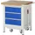 Werkbank 880x750x700mm Beukenhouten Werkblad 3laden