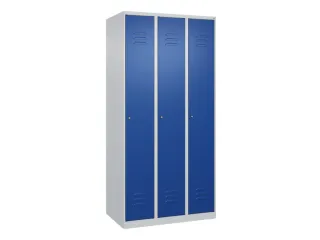 locker voor scheiding van kleding,HxBxD 1850x900x500mm,3vak - 1