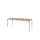 Domino Basic Tafel Vaste Hoogte 200x80 honey castello alu 4-poots