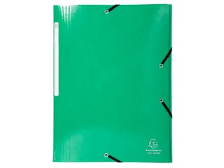 Iderama Elastomap 3 Kleppen Rugetiket Assorti Kleuren Karton - 10