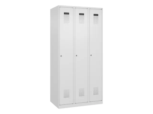 locker voor scheiding van kleding,HxBxD 1850x900x500mm,3vak