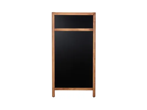 Europel Krijtstoepbord met Topbord 660 x 1280 mm DELUX Natural