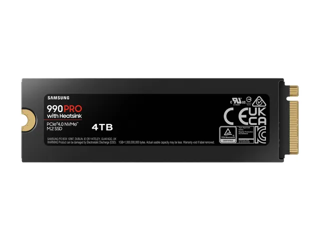Samsung 990 Pro, 4 To, M.2, 7450 Mo/s