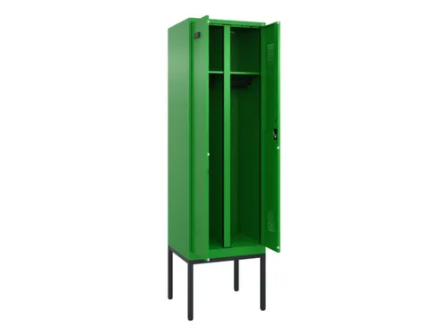 locker voor scheiding van kleding,HxBxD 2120x600x500mm,2vak