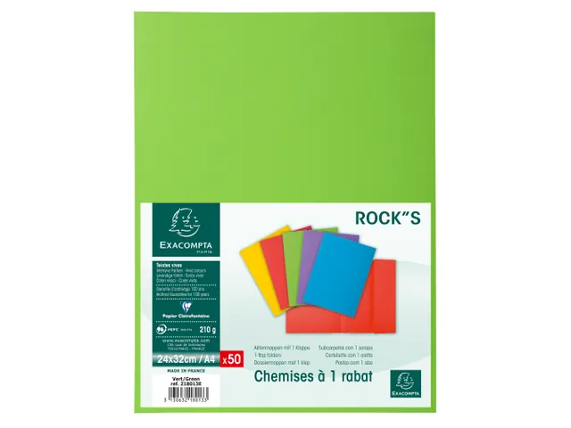 PK 50 mappen ROCK'S 220 1 klep groen
