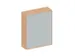 Schuifdeurkast 1540x1200x430mm Romp Beuken Decor Front Lichtgrijs
