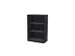 armoire à portes vitrées,HxlxP 1155x800x445mm,2xsol en bois,CC-noir