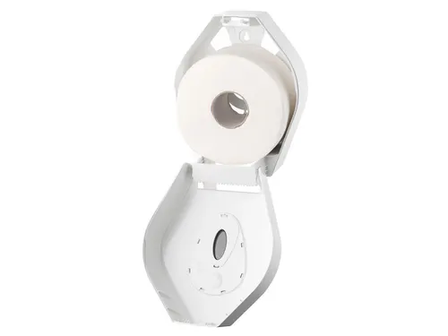 Toiletpapier dispenser Wit voor Mini Jumborol Toiletpapier