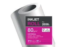 Plotterpapier Ft 914mmx91m, 80 Gram