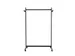 Vestiaire mobile MAULsamba 115x172x51cm 40kg 10 crochets noir RAL9004