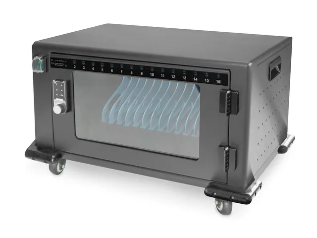 Mobiele oplaadkast voor 16 tablets tot 14 inch USB-A