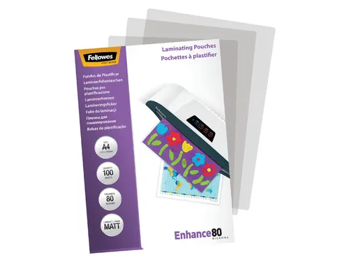 Lamineerhoes Fellowes A4 Mat 80 Micron