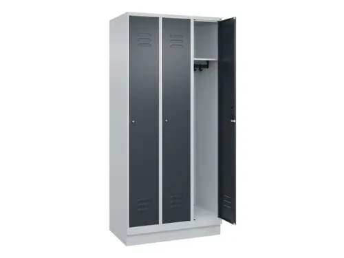 locker,HxBxD 1950x900x500mm,3vak,vak B 300mm,cil.-slot,sokkel
