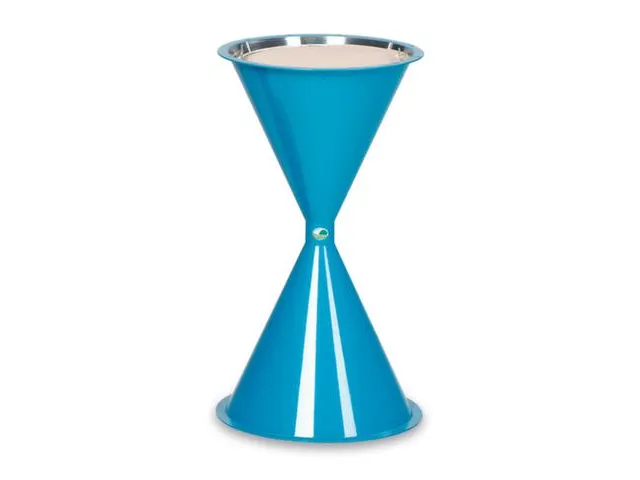 Staande Asbak Recyclebaar Kunststof Hxd 722x420mm Lichtblauw